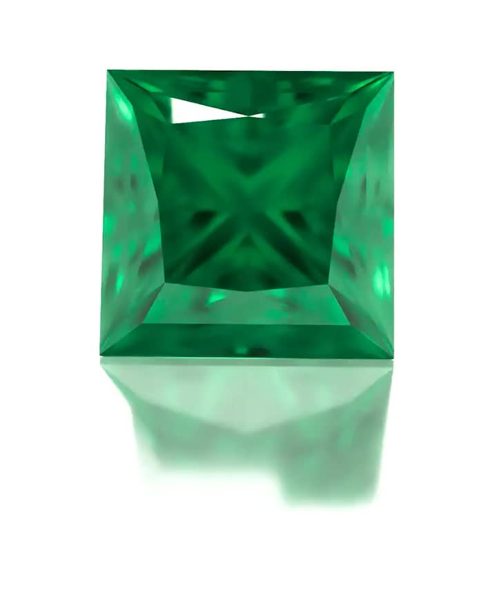 SAVICKI eljegyzési gyűrű: fehérarany, smaragd és gyémántok