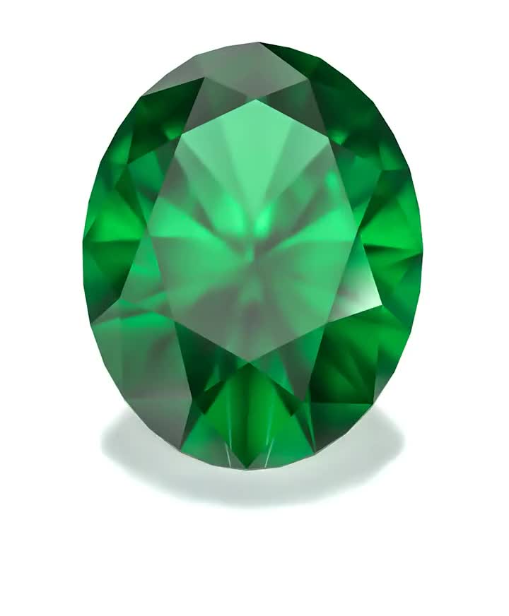 SAVICKI RING Collection | Halo Engagement Ring: white gold, emerald, white sapphires