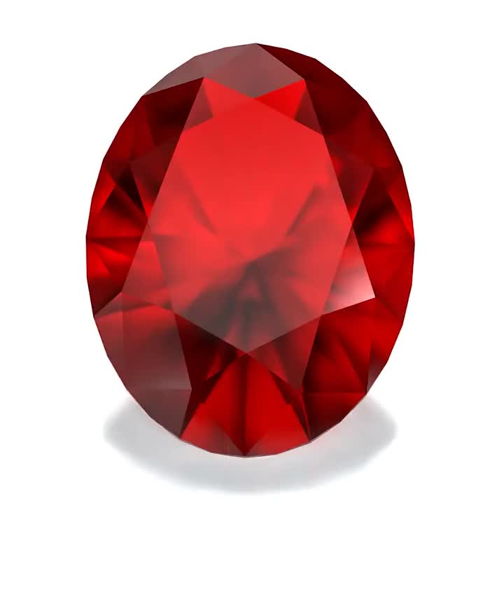 Red Passion Collection | Three-Stone Ring: white gold, ruby
