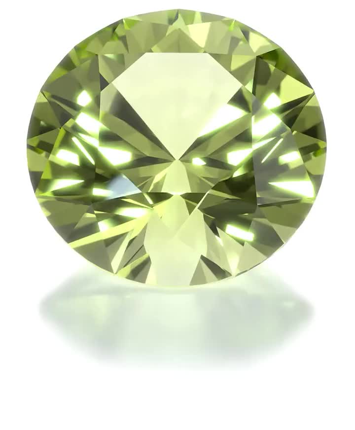 Zásnubní prsten Dream: bílé zlato, peridot, smaragdy, diamanty